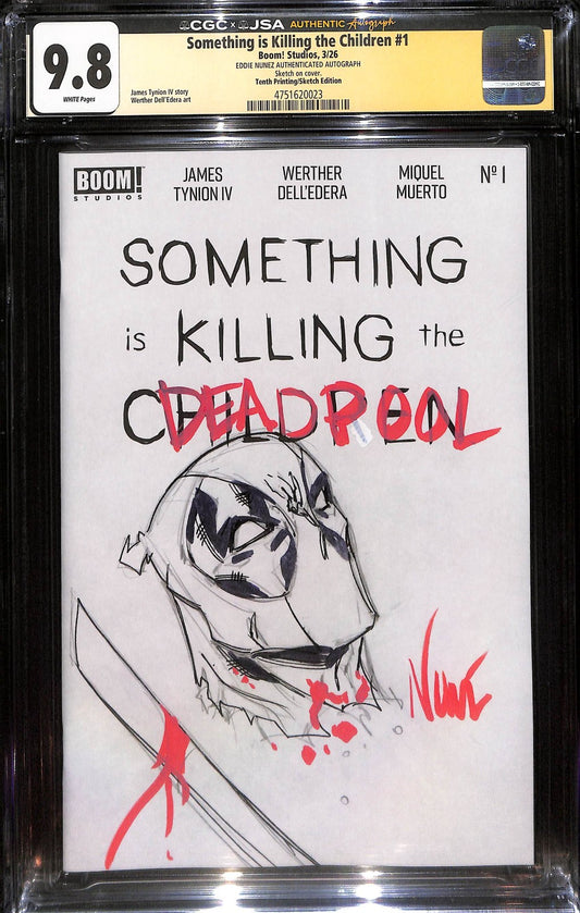 Something Is Killing the Children #1 Eddie Nunez Variant Signed Sketch CGC 9.80