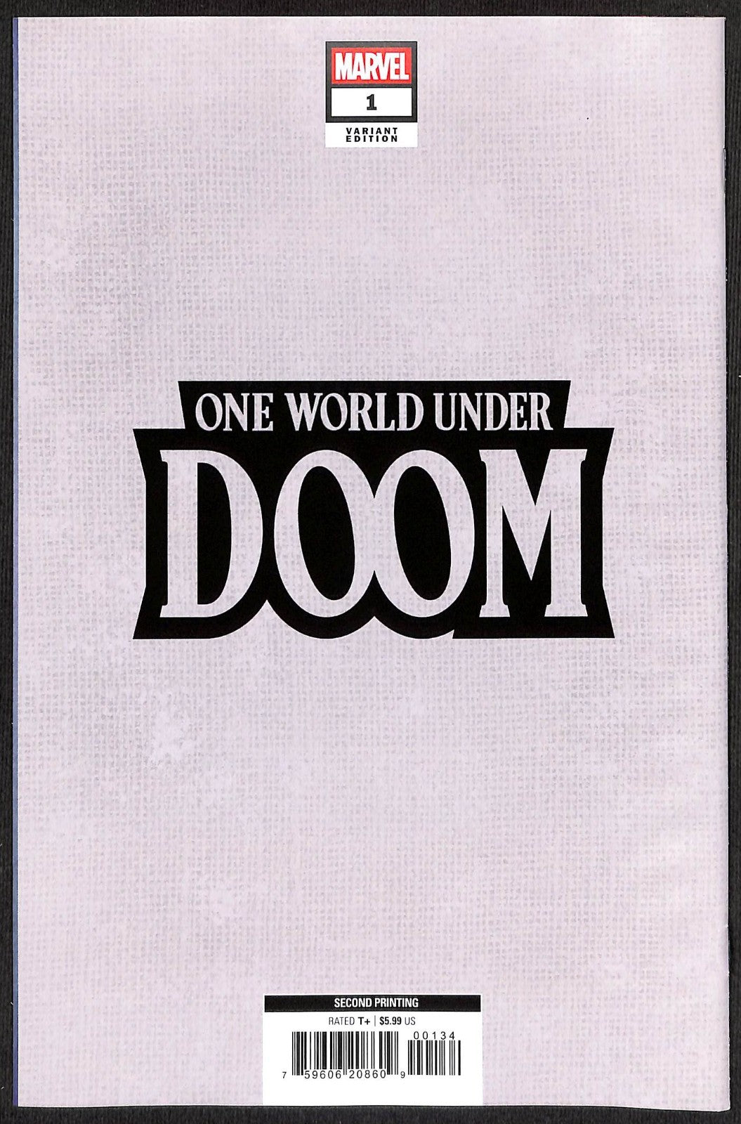 One World Under Doom #1 Rod Reis 1:25 2nd Print Virgin Variant1