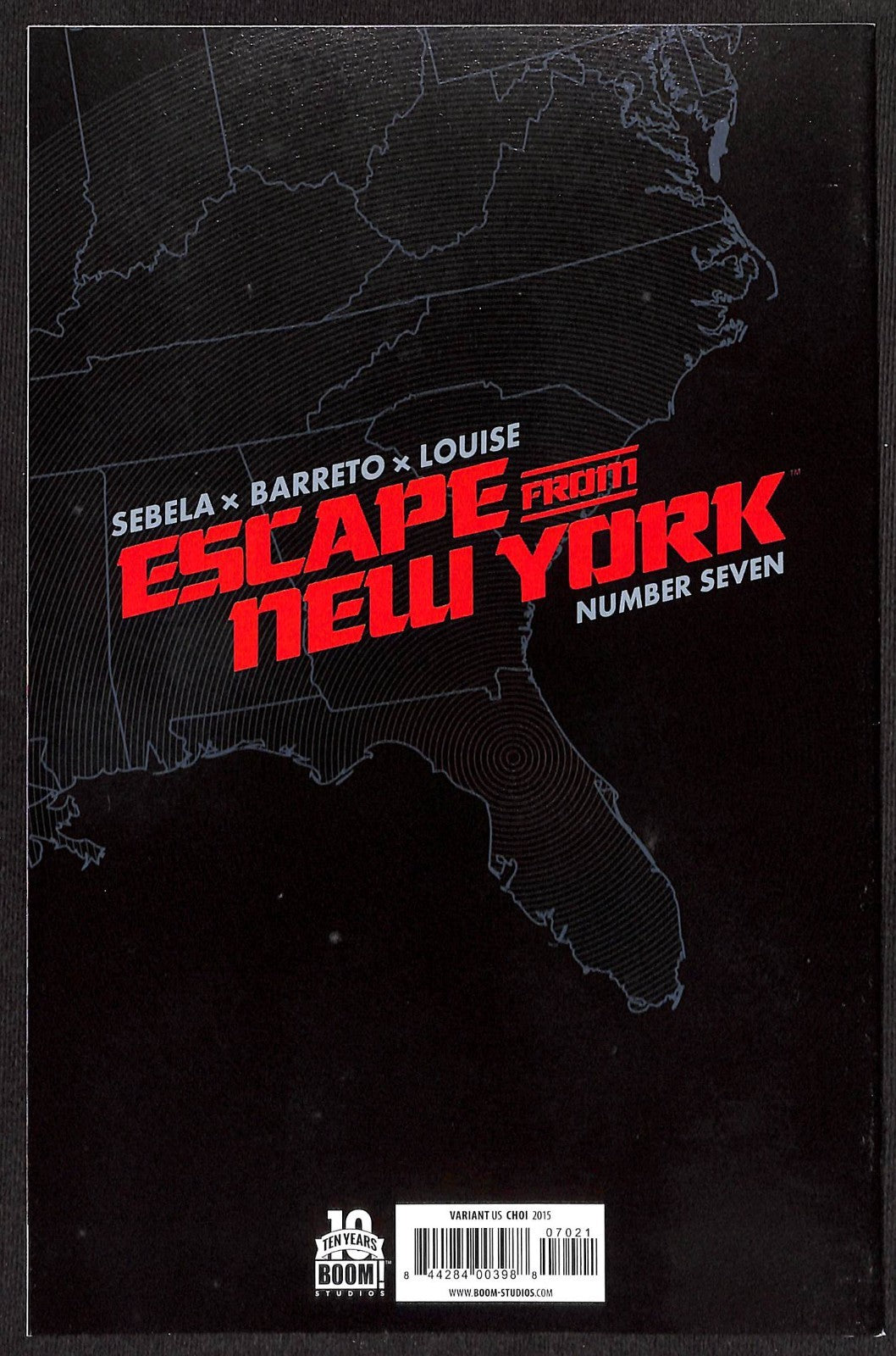 Escape from New York #7 Mike Choi 1:25 Virgin Variant1