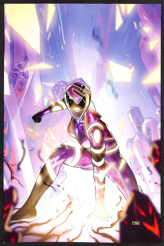Mighty Morphin Power Rangers #120 Taurin Clarke 1:15 Virgin Variant0