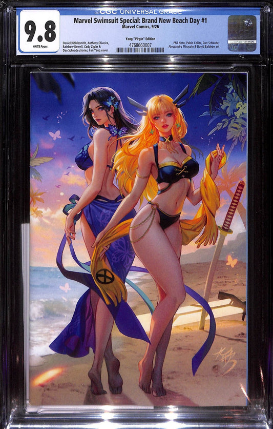 Marvel Swimsuit Special Brand New Beach Day #1 Fan Yang Virgin Variant CGC 9.80