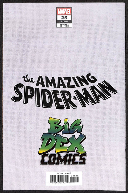 Amazing Spider-Man #25 Godtail Virgin Variant Ltd 10001