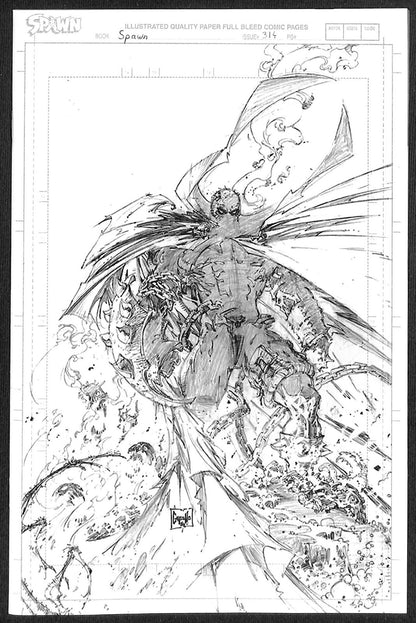 Spawn #314 Greg Capullo 1:50 Variant0