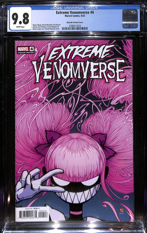 Extreme Venomverse #4 Takashi Okazaki 1:25 Variant 1st App Necroko CGC 9.80