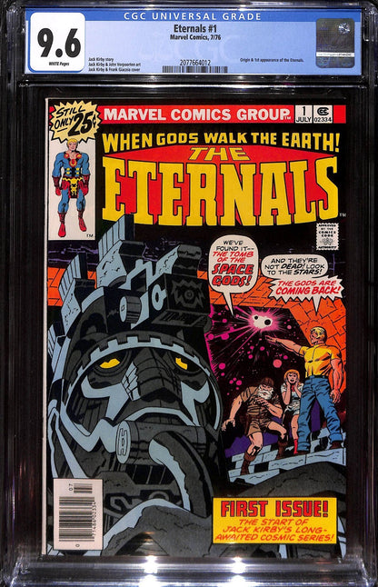 Eternals #1 1st App Eternals CGC 9.60