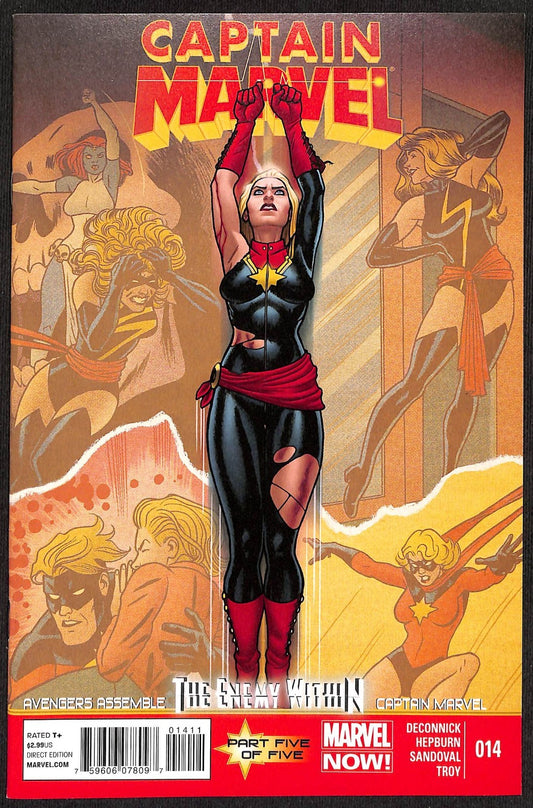 Captain Marvel #14 1st Cameo Appearance of Kamala Khan 1st Print NM0