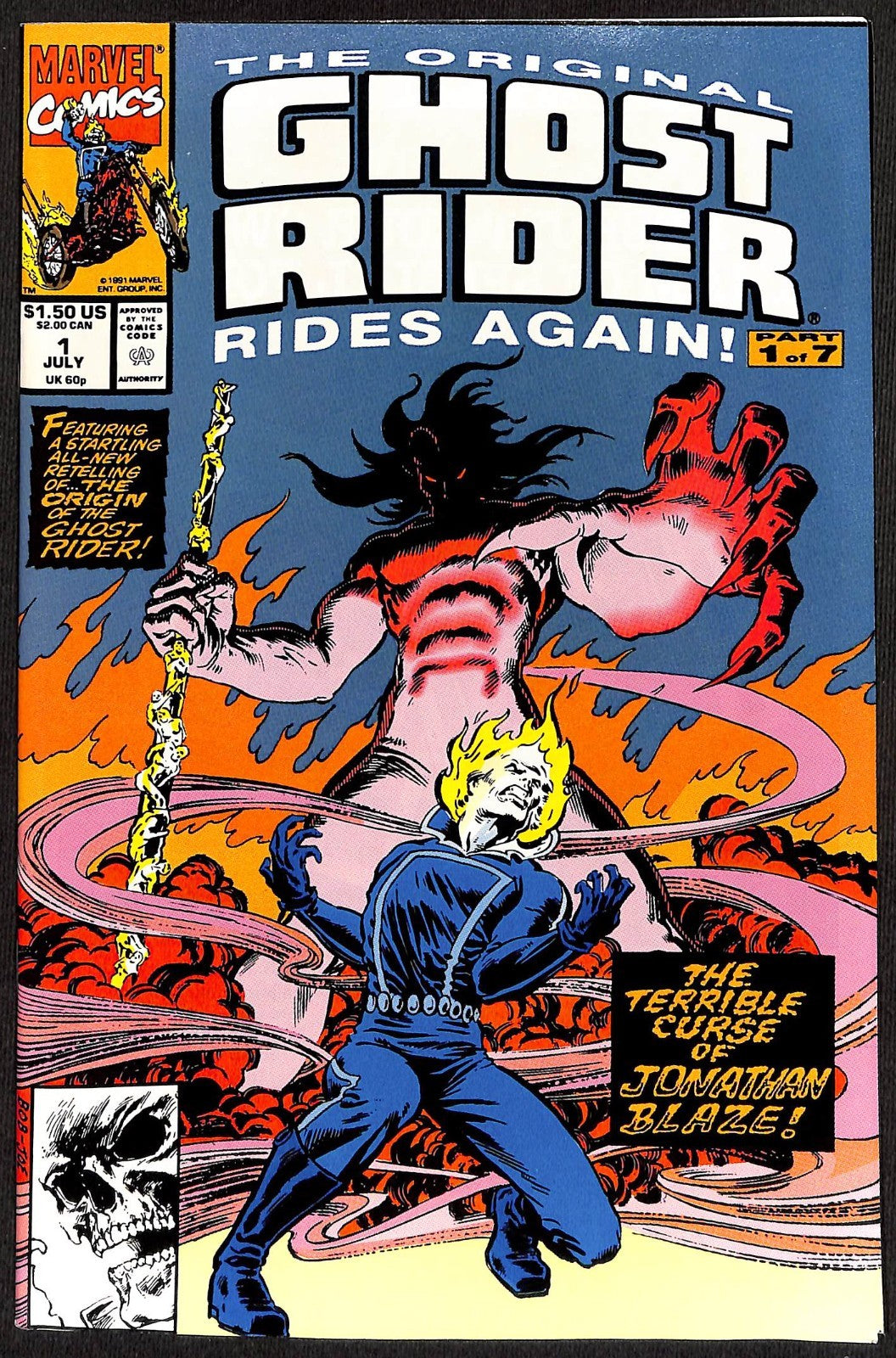 Original Ghost Rider Rides Again #1-7 Complete Set VFN1