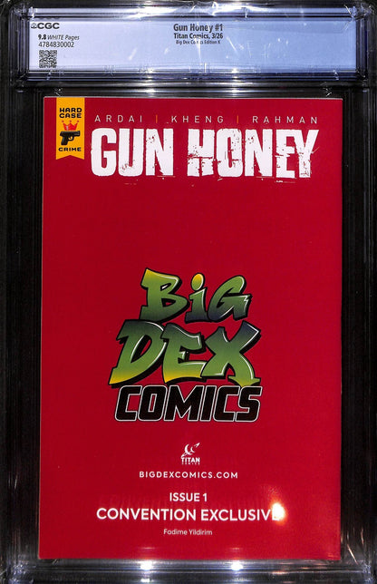 Gun Honey #1 Fadime Yildirim Megacon Virgin Variant CGC 9.81