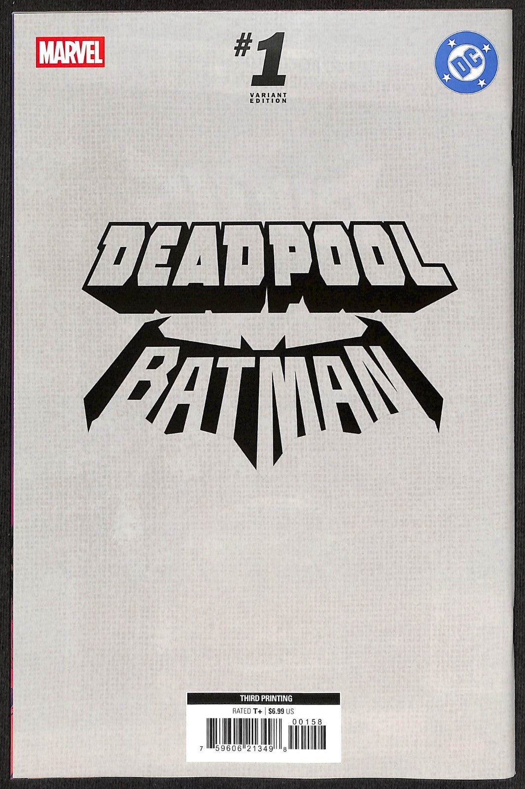 Deadpool Batman #1 Russell Dauterman 1:25 3rd Print Virgin Variant1