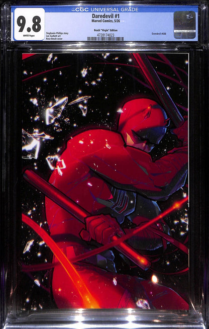 Daredevil #1 Rose Besch 1:100 Variant CGC 9.80