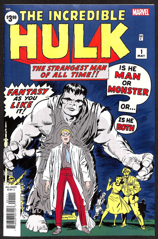 Incredible Hulk #1 Facsimile Edition 1st App of Hulk0