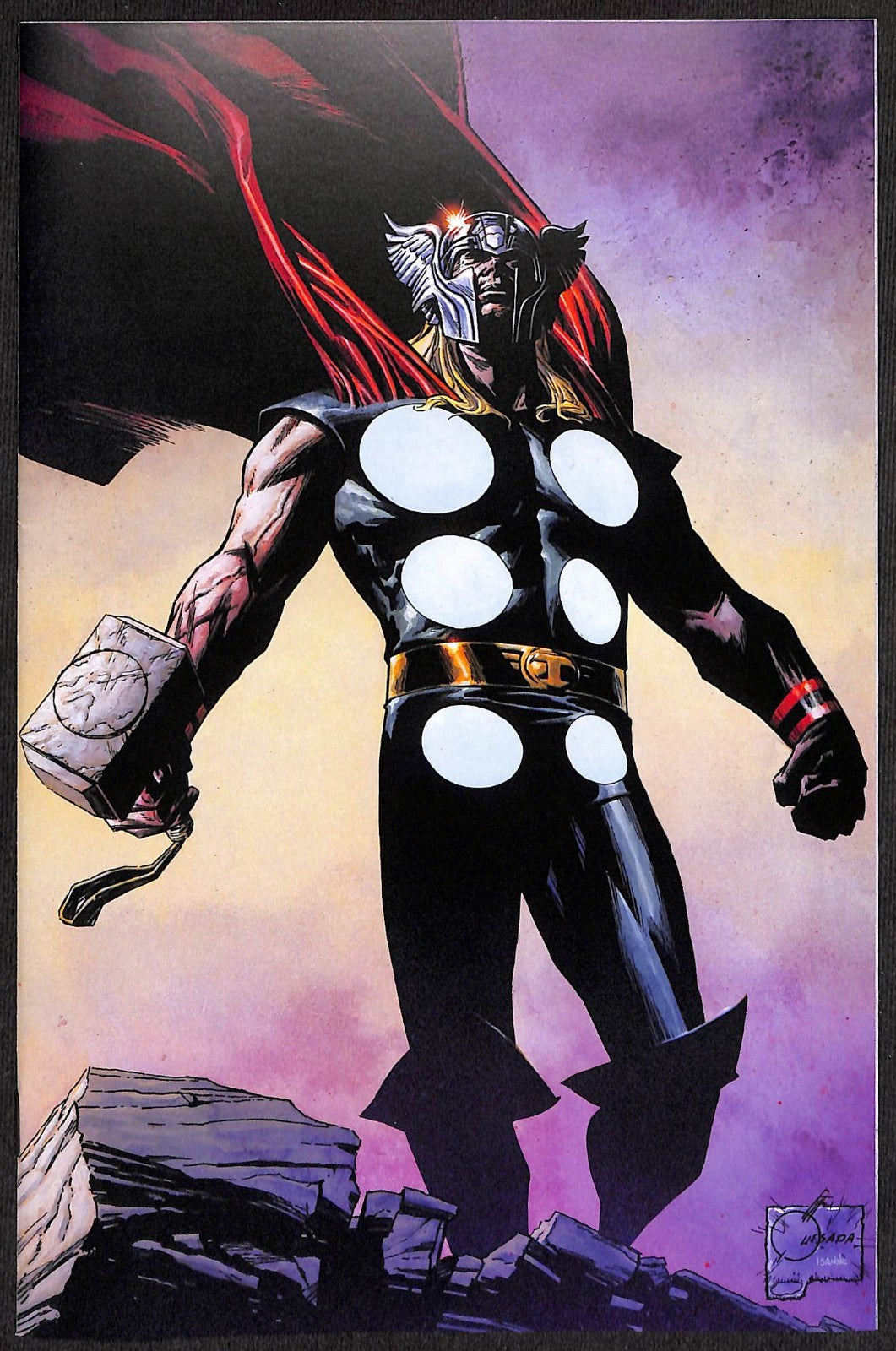 Mortal Thor #1 Joe Quesada 1:100 Virgin Variant0