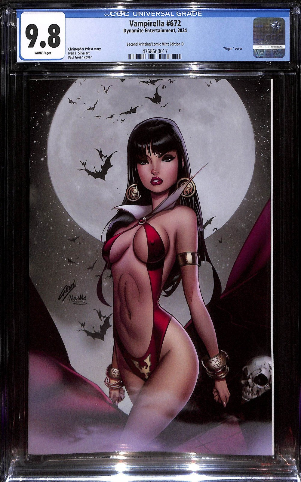 Vampirella #672 Paul Green Virgin Variant Ltd 300 CGC 9.80