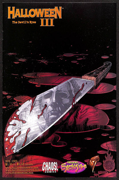 Halloween III The Devil's Eyes #1 Previews Exclusive Variant VFN+0