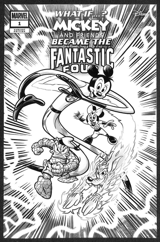 What if Mickey & Friends Became the Fantastic Four #1 Pastroviccho 1:100 Variant0