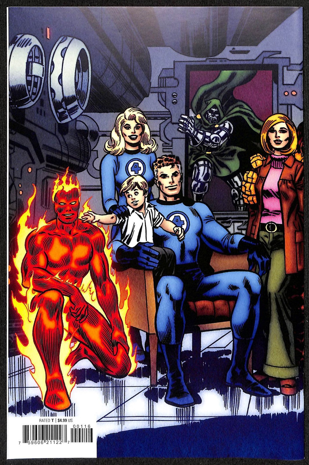 Fantastic Four #1 John Buscema 1:50 Hidden Gem Wraparound Variant1