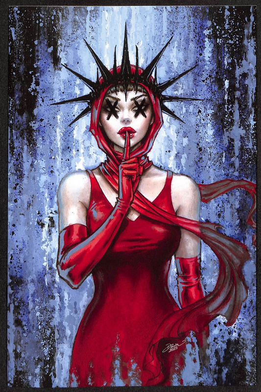 Department of Truth #37 Dawn McTeigue Blue Virgin Variant Ltd 5000