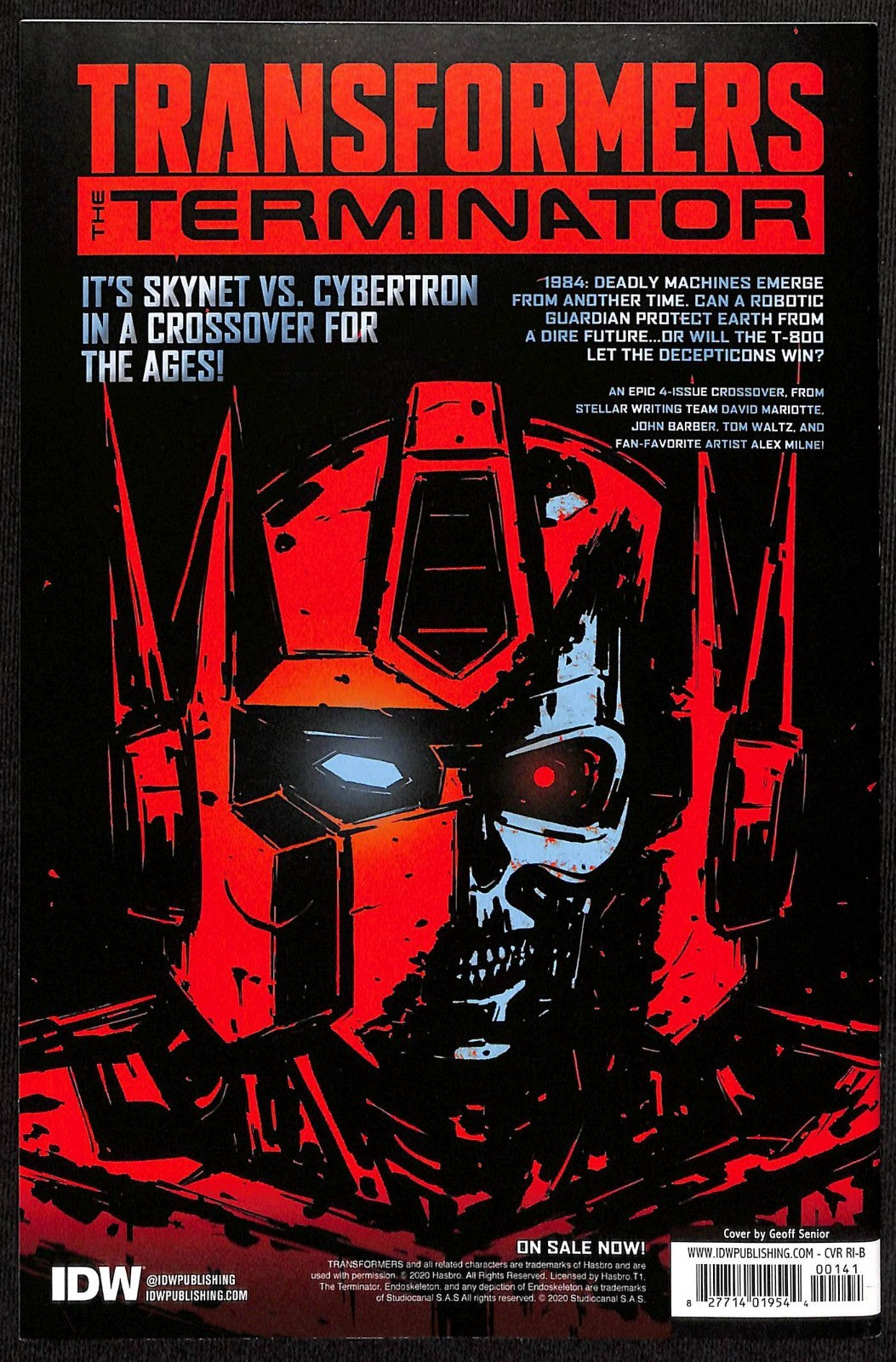 Transformers '84 Secrets and Lies #1 Geoff Senior 1:25 Variant1