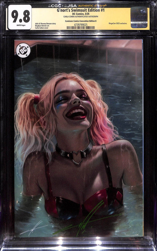 G'nort's Swimsuit Edition #1 Carla Cohen Megacon Virgin Variant Signed CGC 9.80