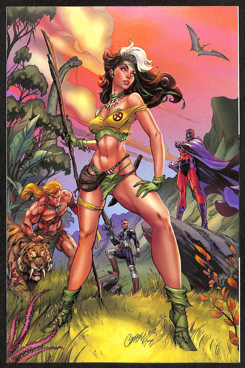 Rogue The Savage Land #1 J Scott Campbell 1:100 Virgin Variant0