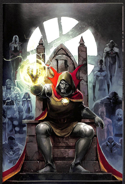 One World Under Doom #1 Rod Reis 1:25 2nd Print Virgin Variant0