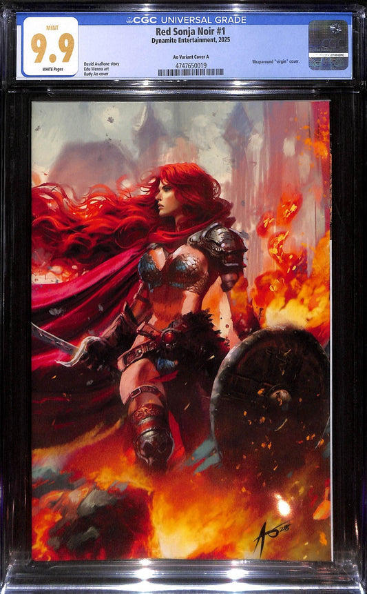 Red Sonja Noir #1 Rudy Ao Heroescon Variant Ltd 500 CGC 9.90