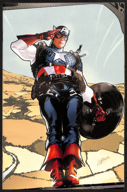Captain America #1 Pablo Villalobos 1:200 Virgin Variant0