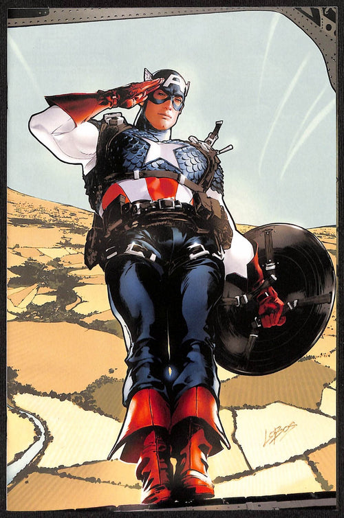 Captain America #1 Pablo Villalobos 1:200 Virgin Variant0