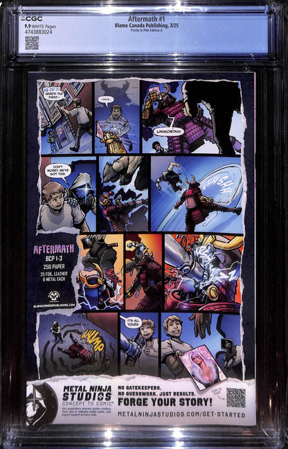 Aftermath #1 Sozomaika NYCC Pretty in Pink Virgin Variant CGC 9.91