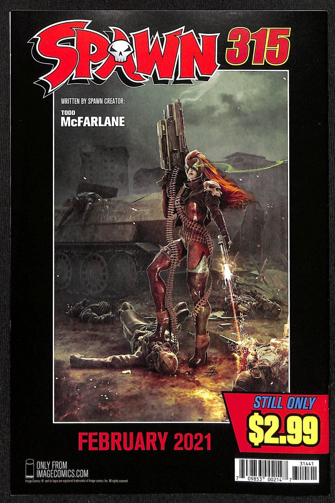 Spawn #314 Greg Capullo 1:50 Variant1