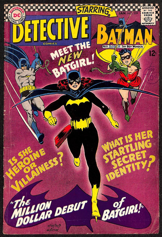 Detective Comics #359 1st App Barbara Gordon as Batgirl VG+0