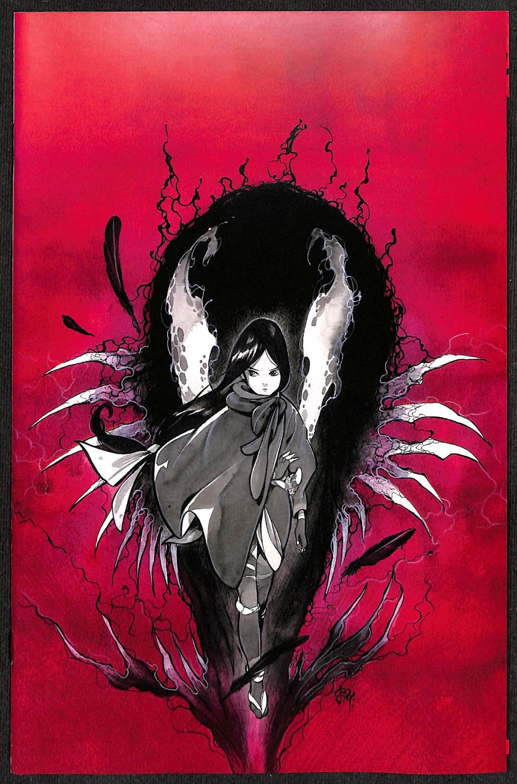 Venom Black White and Blood #1 Peach Momoko 1:100 Virgin Variant0