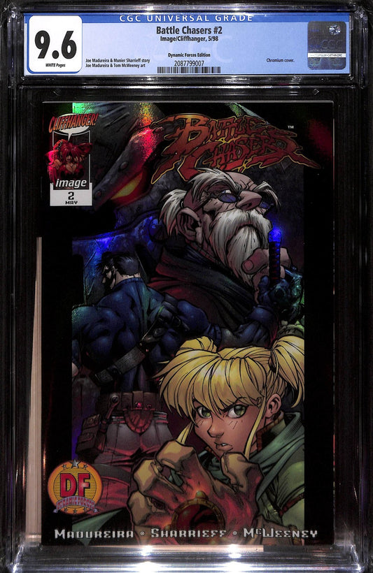 Battle Chasers #2 Dynamic Forces Exclusive Chromium Variant with COA CGC 9.60