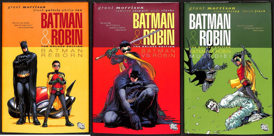 Batman and Robin HC Deluxe Edition #1-3 Complete Set0