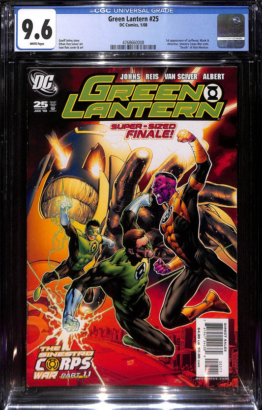 Green Lantern #25 1st App Larfleeze & Atrocitus CGC 9.60