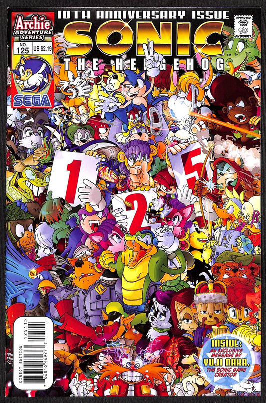 Sonic the Hedgehog #125 NM0