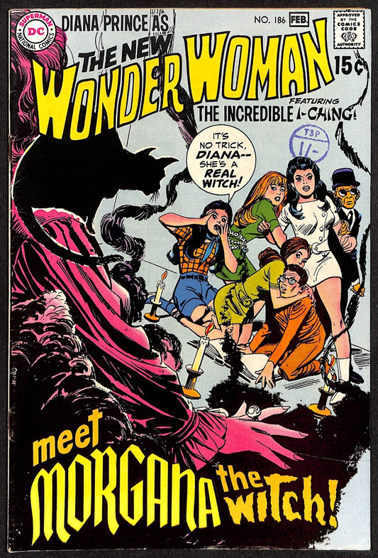 Wonder Woman #186 1st App Morgana the Witch FN-0