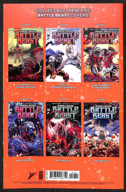 Invincible Battle Beast #12 Federico Sabbatini Fan Expo Virgin Variant Ltd 6661