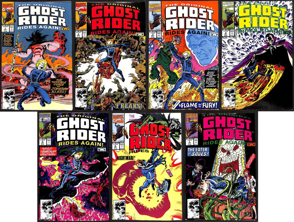 Original Ghost Rider Rides Again #1-7 Complete Set VFN0