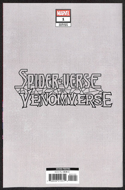 Spider-Verse vs. Venomverse #1 Lesley "Leirix" Li 1:25 2nd Print Virgin Variant1
