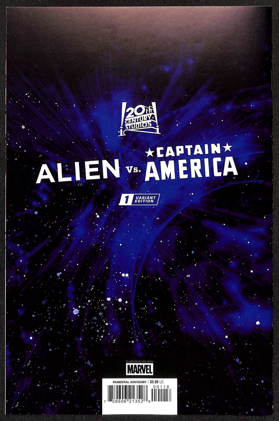Alien vs. Captain America #1 Leinil Yu 1:100 Virgin Variant1