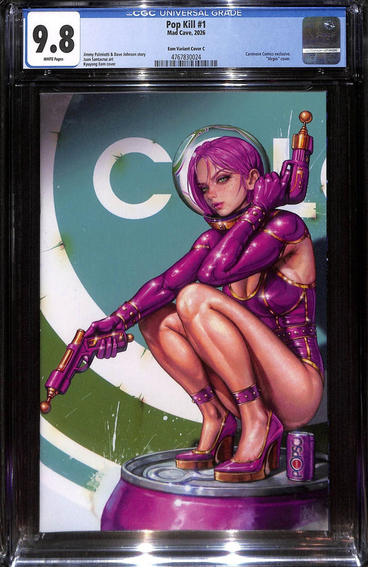 Pop Kill #1 Kyuyong Eom Purple Suit Virgin Variant Ltd 500 CGC 9.80