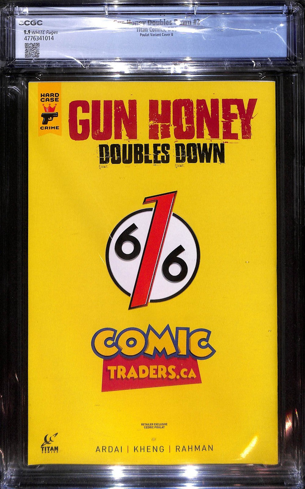 Gun Honey Doubles Down #2 Cedric Poulat Black Virgin Variant CGC 9.91