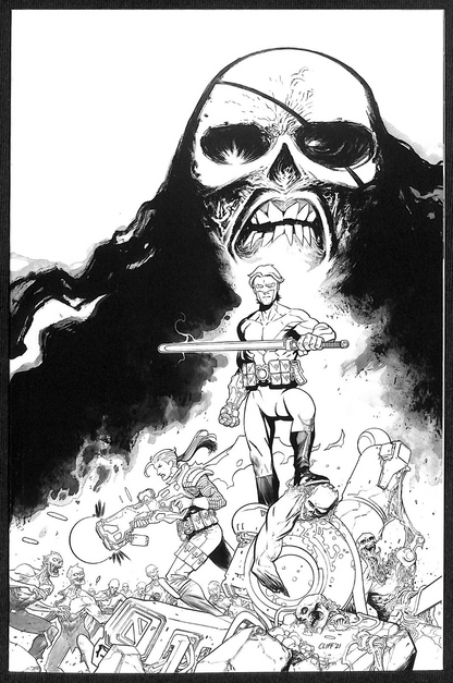 Skybound X #2 1:25 Cliff Rathburn Variant0