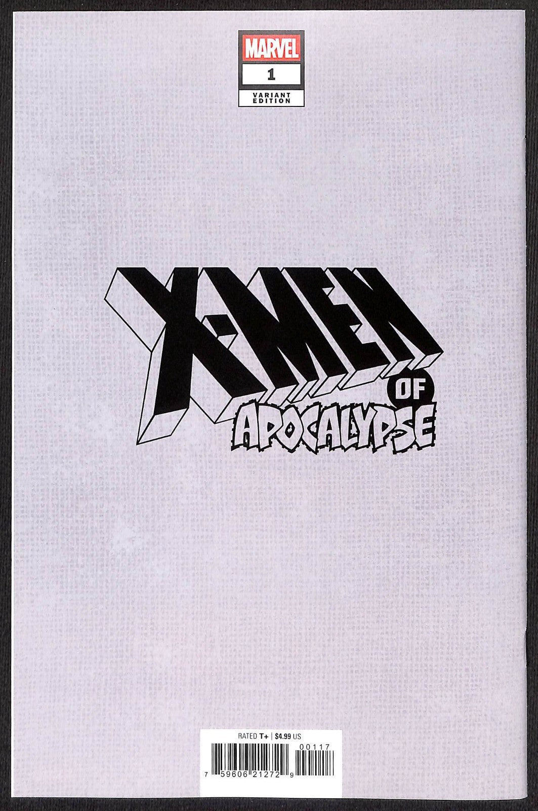 X-Men of Apocalypse #1 Daniel Warren Johnson 1:100 Virgin Variant1