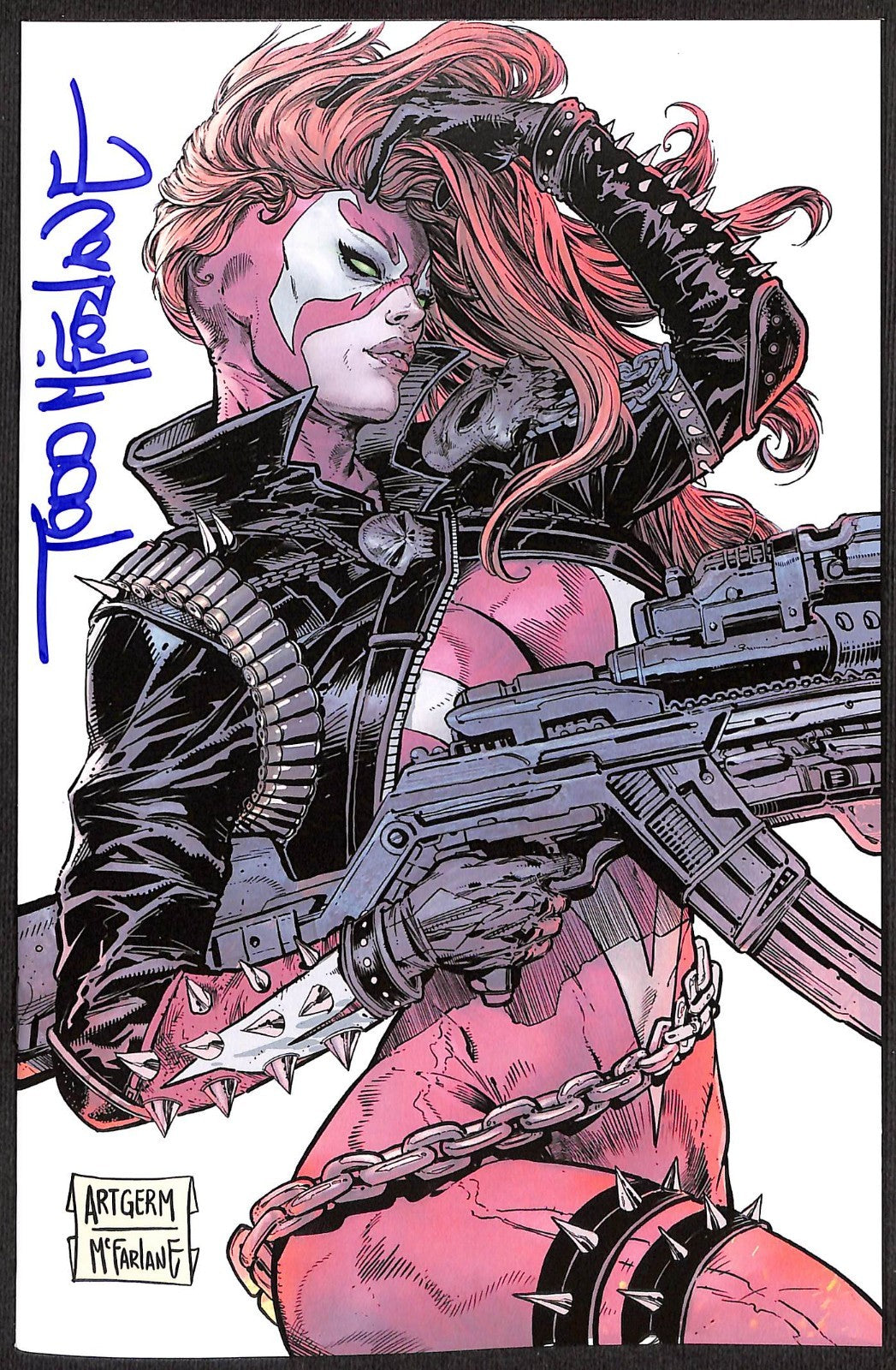 Deadly Tales of the Gunslinger #16 Todd McFarlane Signed SDCC Virgin Variant0