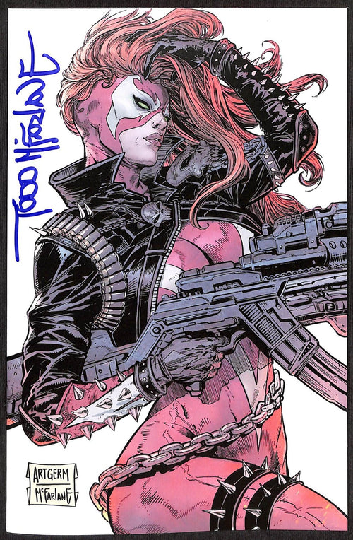 Deadly Tales of the Gunslinger #16 Todd McFarlane Signed SDCC Virgin Variant0