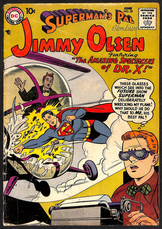 Superman's Pal Jimmy Olsen #29 Jerome Wenker Pedigree Collection with COA VG0