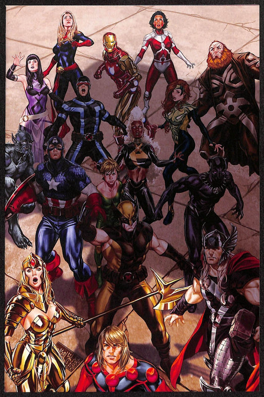 Avengers X-Men Eternals Judgment Day #5 Mark Brooks 1:100 Variant0