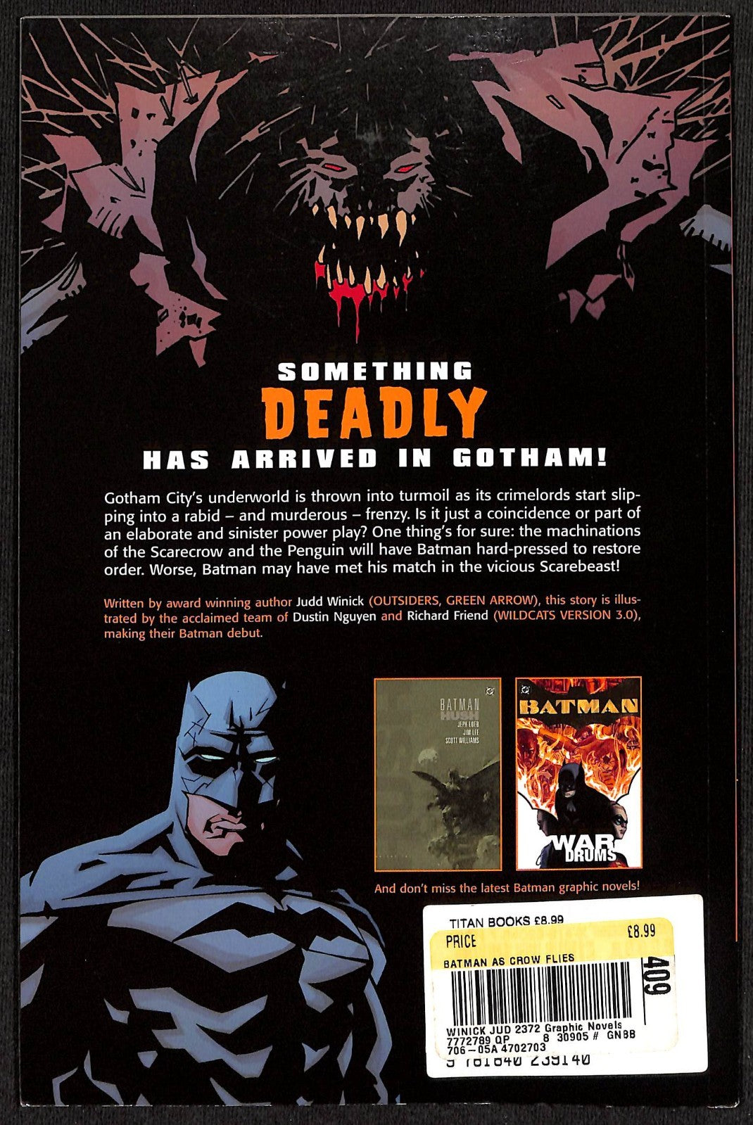 Batman As the Crow Flies TPB OOP1